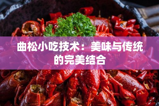 曲松小吃技术：美味与传统的完美结合