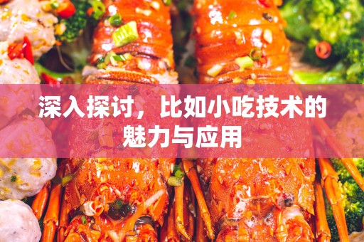 深入探讨，比如小吃技术的魅力与应用