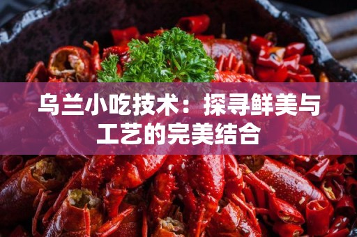 乌兰小吃技术：探寻鲜美与工艺的完美结合