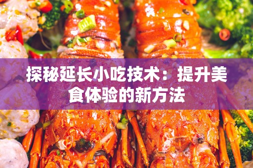 探秘延长小吃技术：提升美食体验的新方法