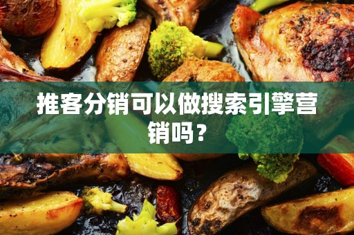 推客分销可以做搜索引擎营销吗？
