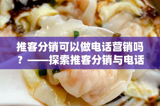 推客分销可以做电话营销吗？——探索推客分销与电话营销的结合