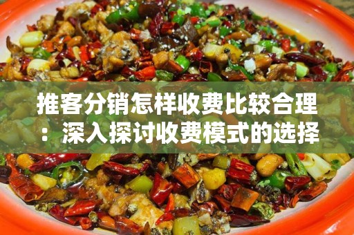 推客分销怎样收费比较合理：深入探讨收费模式的选择
