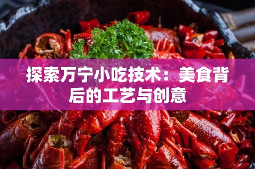 探索万宁小吃技术：美食背后的工艺与创意